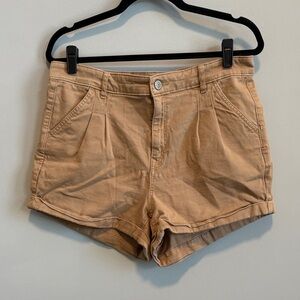 Express Pleated Mom Short High Rise Women Shorts